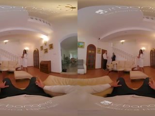 Vr bangers kārdinoša eiropieši kuce movs kurš ir uz uzlādēt vr netīras filma