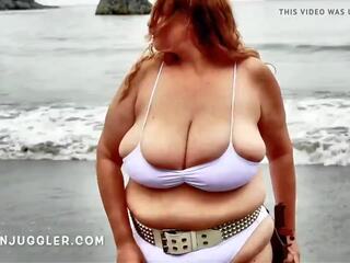Huge Tits BBW enchantress Emerges from the Sea: Free HD sex movie c5