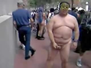 Fat Asian guy Jerking On The Street show