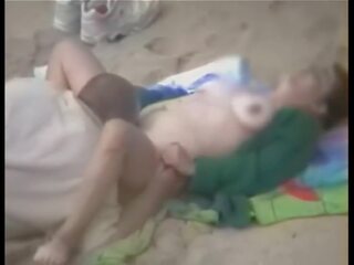 Hairy BBW Masturbating on the Beach, Free sex ed